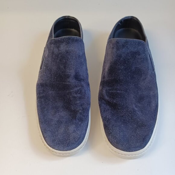 Vince Verrell Blue Suede Slip-On Sneaker - Picture 3 of 11